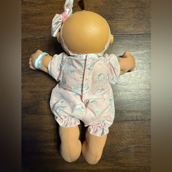 Cabbage Patch Babies 2004 Play Along Blue Eye Brown Hair Newborn Rare - Picture 2 of 12